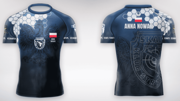 Koszulka Rashguard KS SKAUT (plaster miodu) - obrazek 2